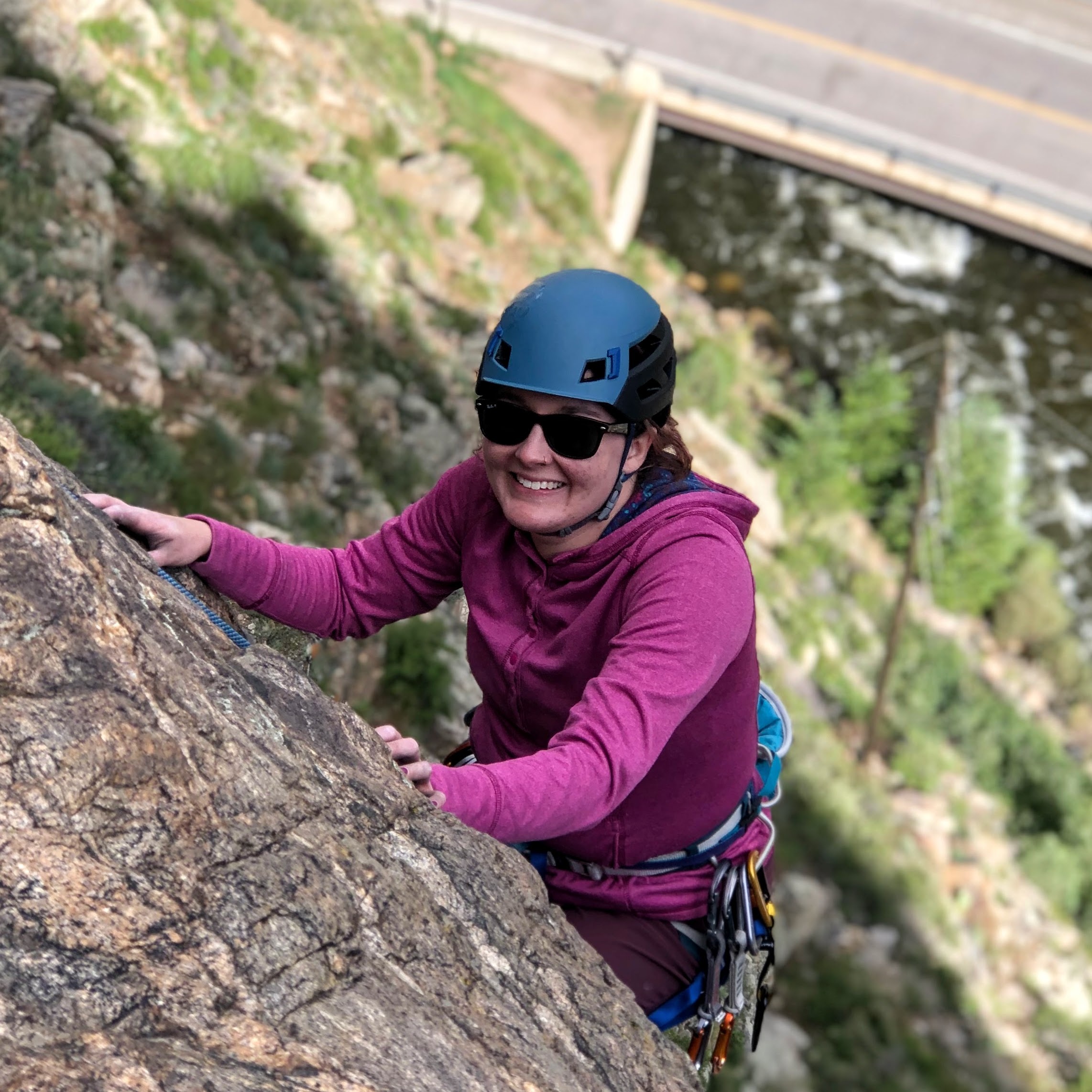 Taylor Climbing in Clear Creek Canyon